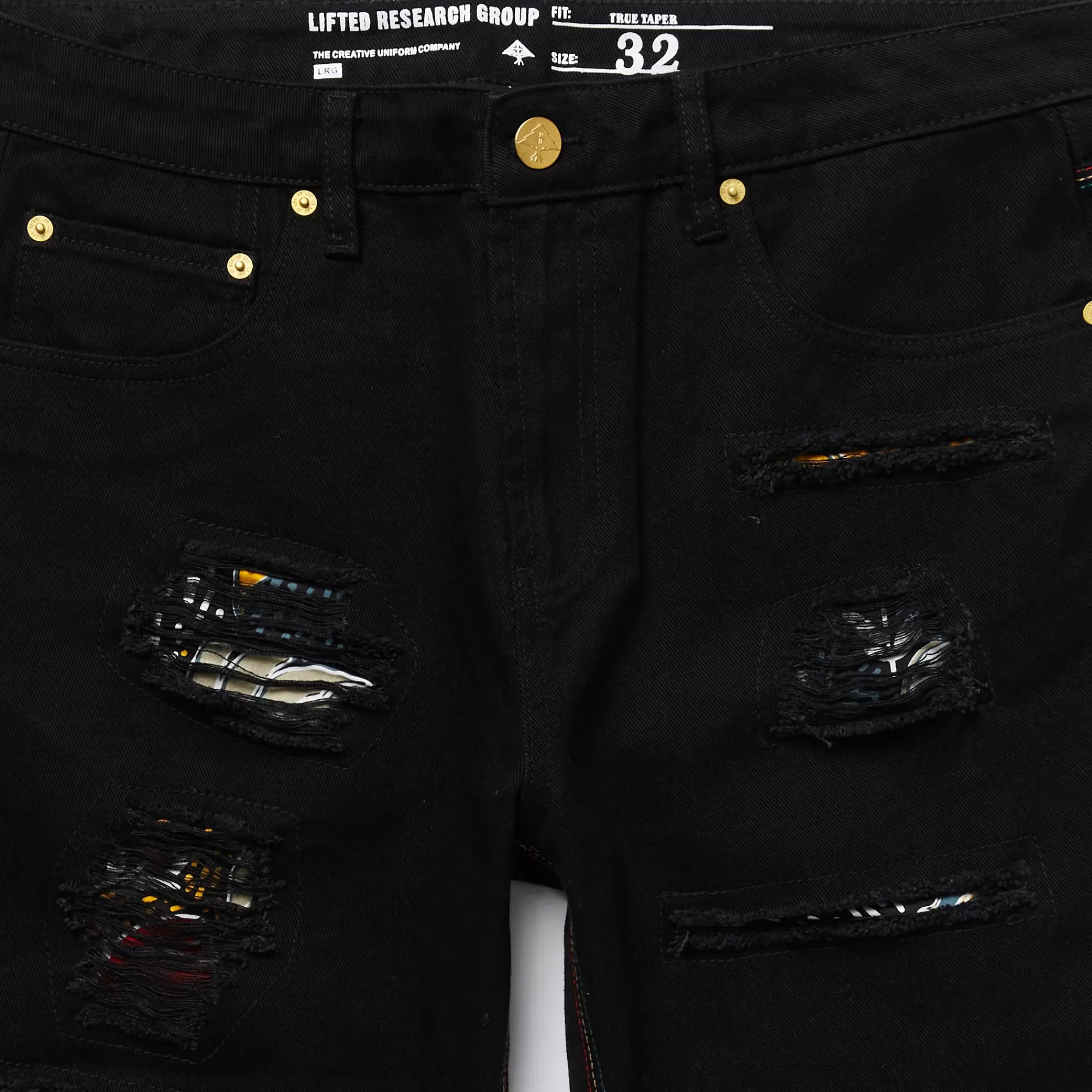 tropic_roots_denim_shorts_2.webp Shorts-LRG Tropic Roots Denim Shorts Black